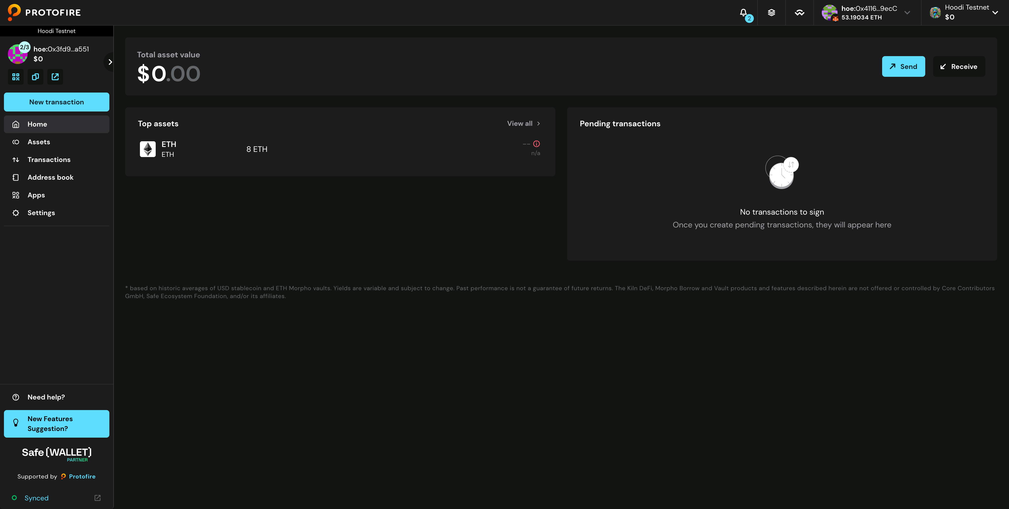 New Transaction Button